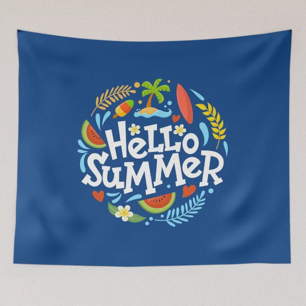 Item preview, Hola Verano Playa Mar Palma Helado Sandía designed and sold by E&M.