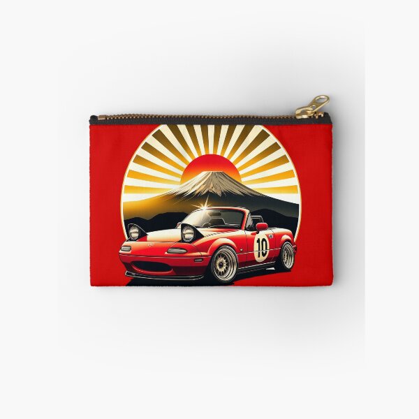 Item preview, Sunrider red Miata NA 10 in front of mt. Fuji designed and sold by mugooooo.