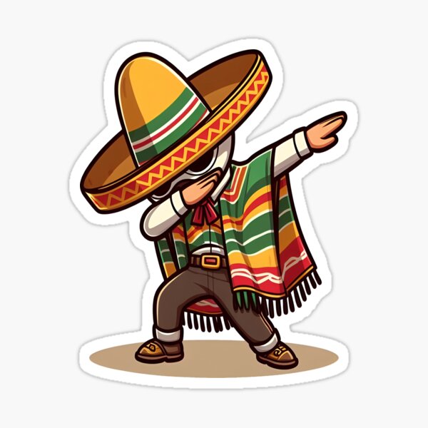 Item preview, Dabbing Mexican Poncho Cinco de Mayo Boys Men designed and sold by Nadeengift.