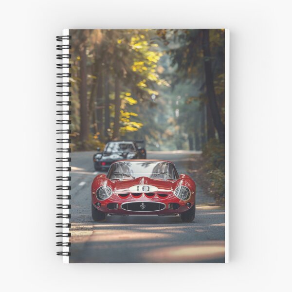 Item preview, Vintage Elegance: Classic Ferrari Cruising Through Autumn Woods designed and sold by kfir marco.