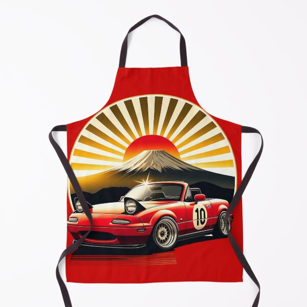 Item preview, Sunrider red Miata NA 10 in front of mt. Fuji designed and sold by mugooooo.