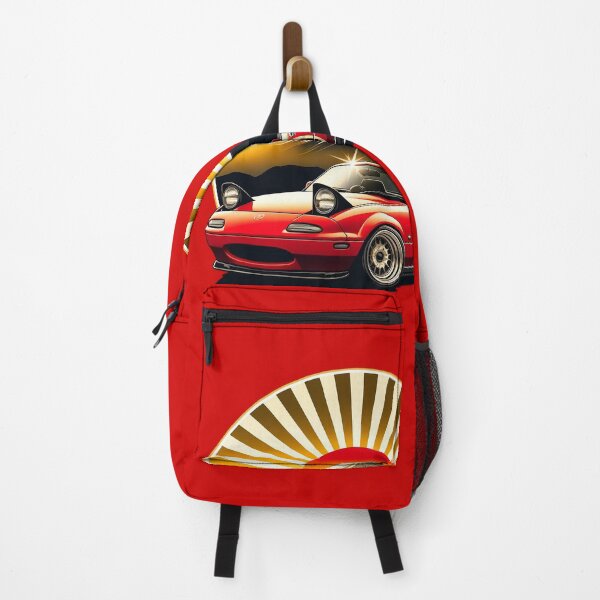 Item preview, Sunrider red Miata NA 10 in front of mt. Fuji designed and sold by mugooooo.