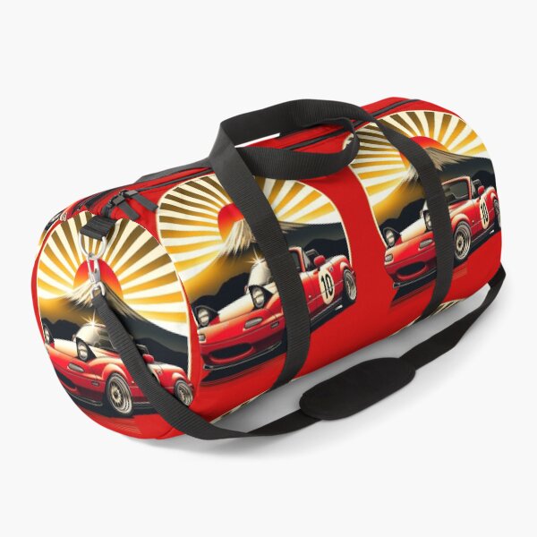 Item preview, Sunrider red Miata NA 10 in front of mt. Fuji designed and sold by mugooooo.