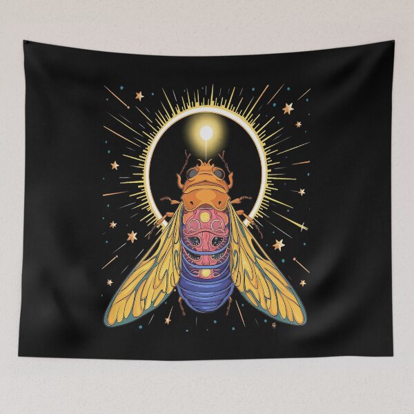 Item preview, Cicada  Double Emergence Nature's Phenom Total Solar Eclipse  designed and sold by BOUCHERIT amine.
