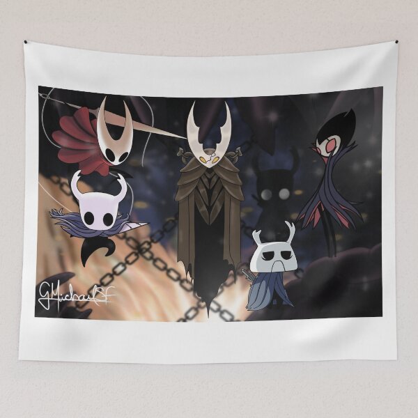 Item preview, Hollow Knight, Hornet, Grimm, Zote, Pure Vessel (Fan Art) designed and sold by GMICHAELSF.