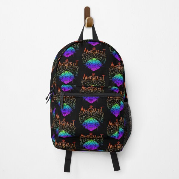 Item preview, Artifice dice: Dnd artificer artillerist subclass d20 (dark rainbow text) designed and sold by TheDoodlemancer.