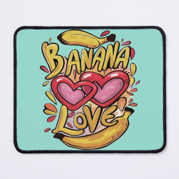 Item preview, Cheerful Banana Love - Playful Quote Design designed and sold by DesigntshirtWB.