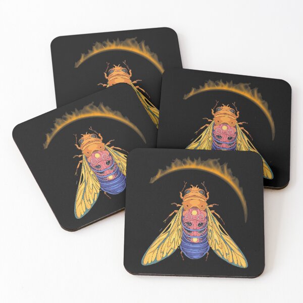 Item preview, Cicada  Double Emergence Nature's Phenom Total Solar Eclipse  designed and sold by BOUCHERIT amine.