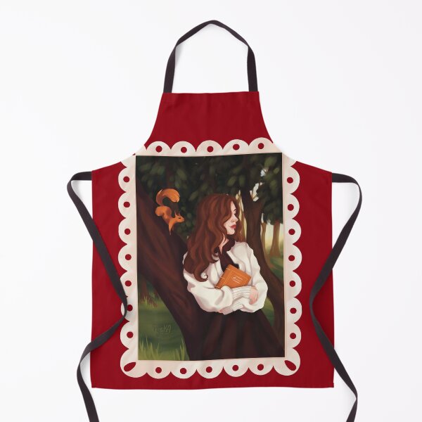 Item preview, Forest Harmony - Girl, Book, Squirrel designed and sold by ryska-studio.