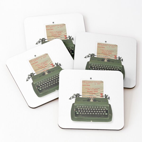 Item preview, Vintage Typewriter, railway ticket designed and sold by Add2crt.