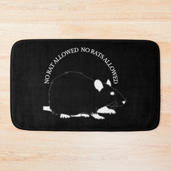Item preview, UNIT 713, no rats allowed,  black 1 designed and sold by Unit713-Shop.