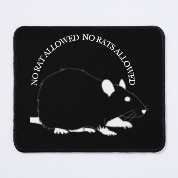Item preview, UNIT 713, no rats allowed,  black 1 designed and sold by Unit713-Shop.