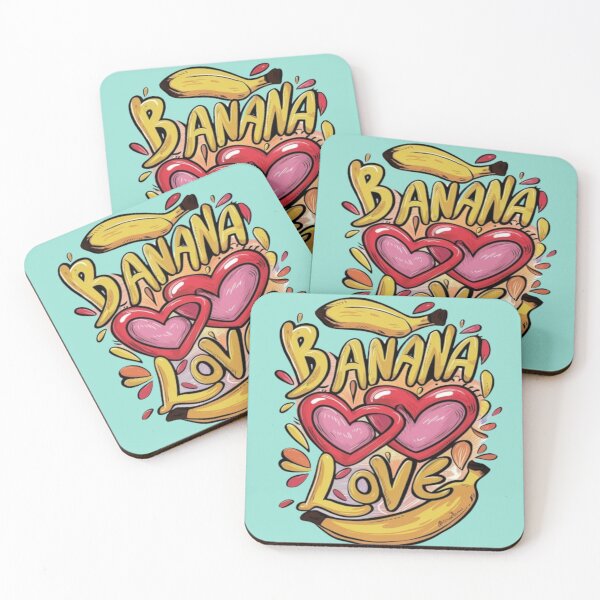 Item preview, Cheerful Banana Love - Playful Quote Design designed and sold by DesigntshirtWB.