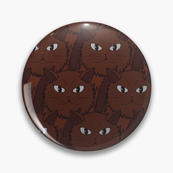 Item preview, Pattern with Cat Tomeo is brown color designed and sold by Cherevan.
