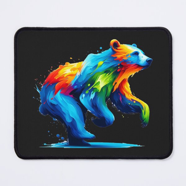 Item preview, Colorful Rainbow Bear - Cute Rainbow Bear Artistic Design designed and sold by finnimoo.