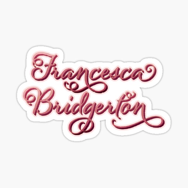 Aperçu de l'œuvre Francesca Bridgerton, La Chronique des Bridgerton créée et vendue par Lindsaybindsey.