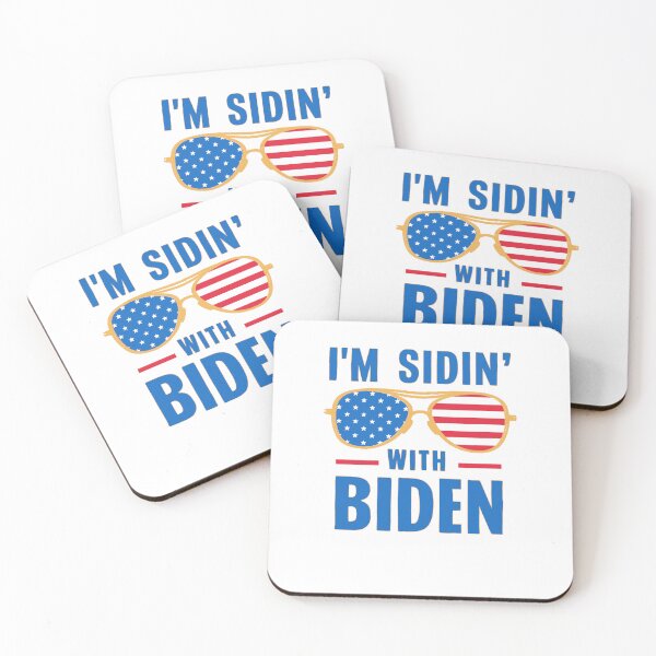 Item preview, I'M SIDIN' WITH BIDEN 2024 with Aviator Glasses designed and sold by LoveAndDefiance.
