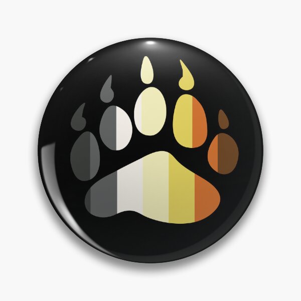 Item preview, Pride Stripe Bear Paw designed and sold by BareBearFantasy.