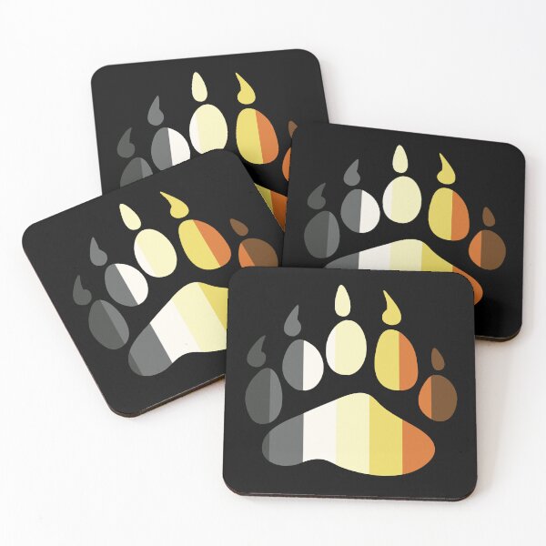 Item preview, Pride Stripe Bear Paw designed and sold by BareBearFantasy.