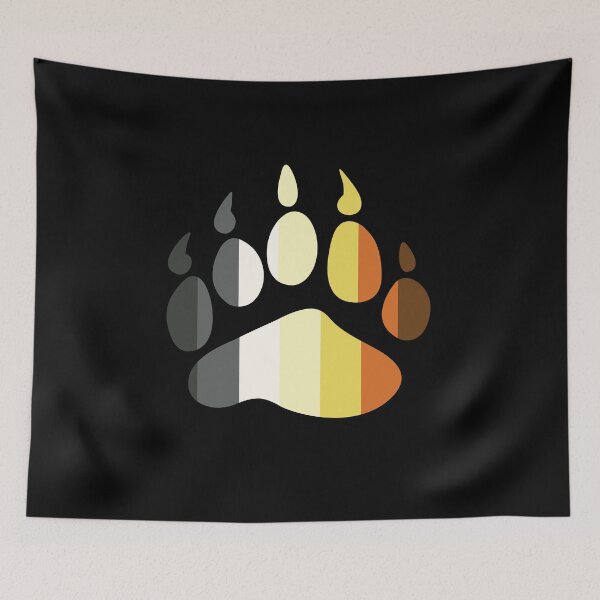 Item preview, Pride Stripe Bear Paw designed and sold by BareBearFantasy.