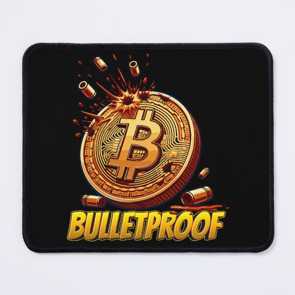 Item preview, Bulletproof Bitcoin designed and sold by CryptoFunMerch.