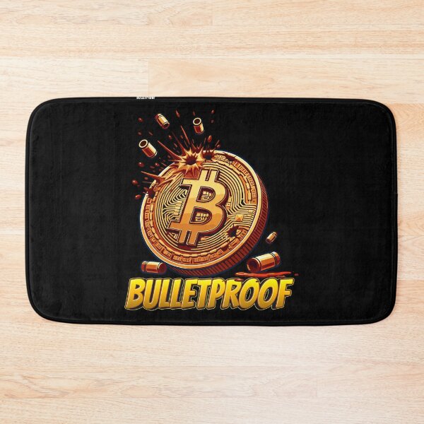Item preview, Bulletproof Bitcoin designed and sold by CryptoFunMerch.