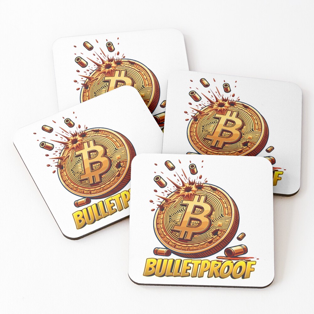 Item preview, Coasters (Set of 4) designed and sold by CryptoFunMerch.