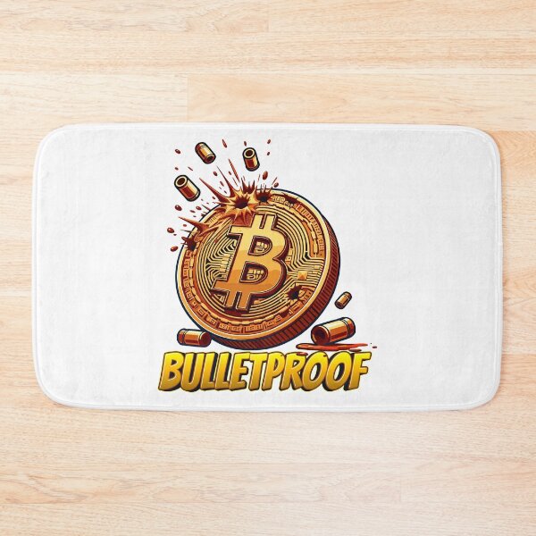 Item preview, Bulletproof Bitcoin designed and sold by CryptoFunMerch.