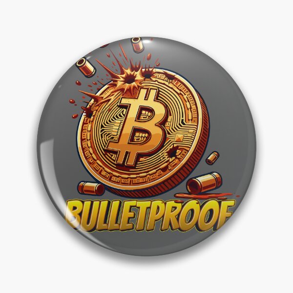 Item preview, Bitcoin a prueba de balas designed and sold by CryptoFunMerch.