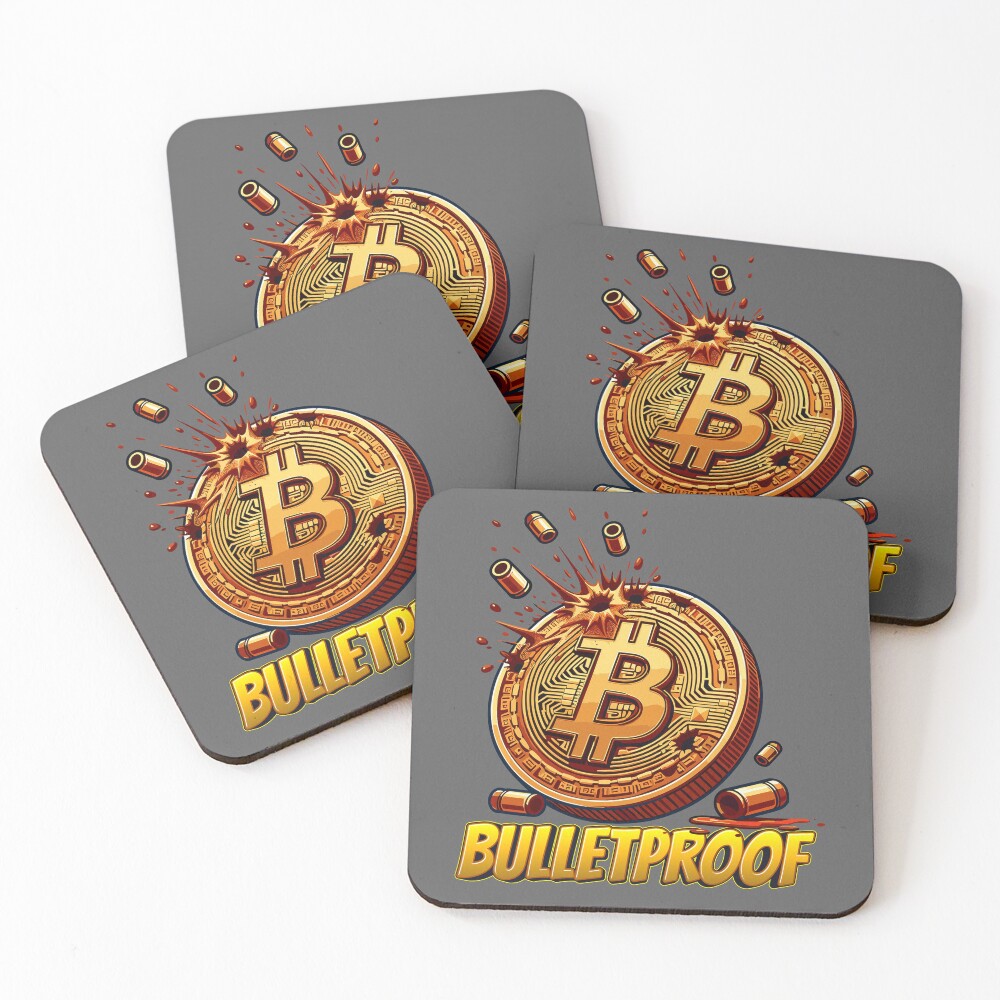 Item preview, Coasters (Set of 4) designed and sold by CryptoFunMerch.