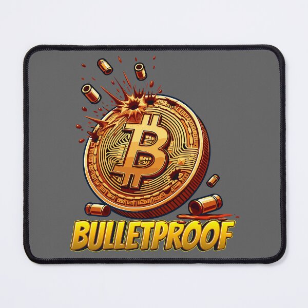 Item preview, Bulletproof Bitcoin designed and sold by CryptoFunMerch.