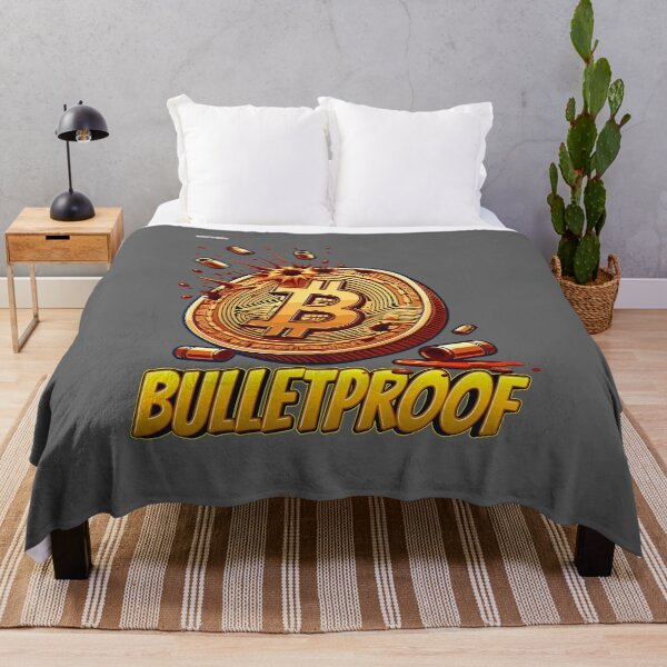 Item preview, Bulletproof Bitcoin designed and sold by CryptoFunMerch.