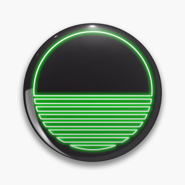 Item preview, Neon Outrun Sun Green designed and sold by Kat91x.