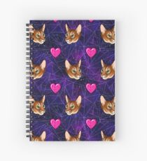 Nebulicious Abyssinian Love Spiral Notebook