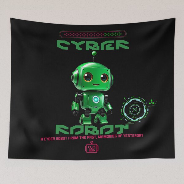 Item preview, Cyber Minimalist: A Cyber Robot Captures the Essence of the Past in Digital Art designed and sold by Artedig.