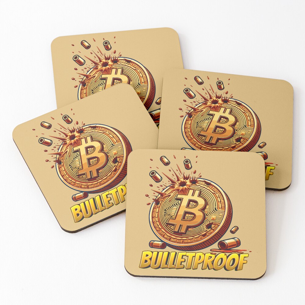 Item preview, Coasters (Set of 4) designed and sold by CryptoFunMerch.