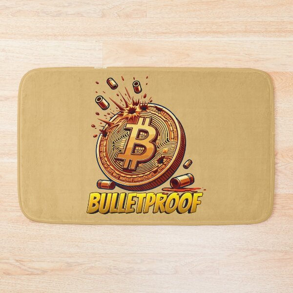 Item preview, Bulletproof Bitcoin designed and sold by CryptoFunMerch.