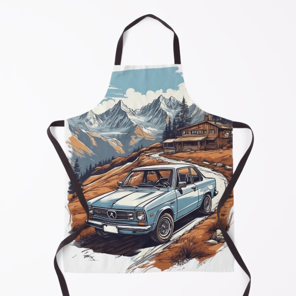 Item preview, Vintage Car Fashion Artistic Landscape drawing designed and sold by redask2me.