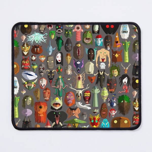 Item preview, 85 World Monster Faces designed and sold by Mattfields.