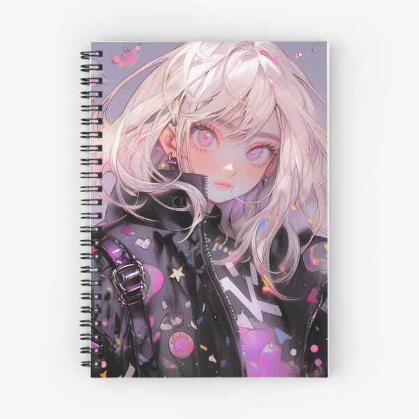 Item preview, Pink Emo Punk Stargazer Anime Girl designed and sold by bubblegoth.