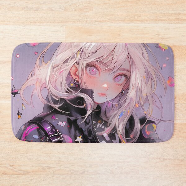 Item preview, Pink Emo Punk Stargazer Anime Girl designed and sold by bubblegoth.