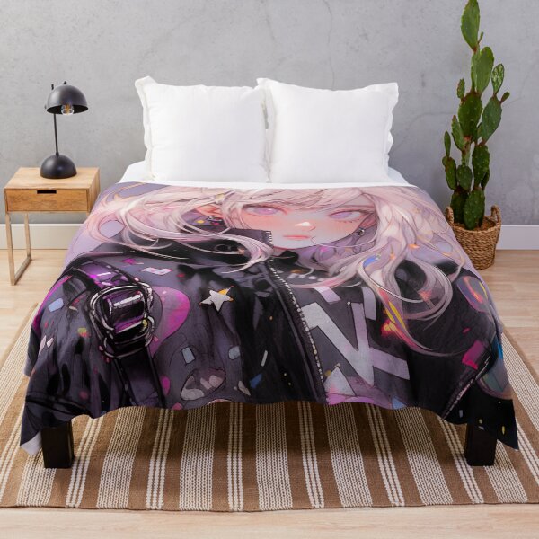 Item preview, Pink Emo Punk Stargazer Anime Girl designed and sold by bubblegoth.