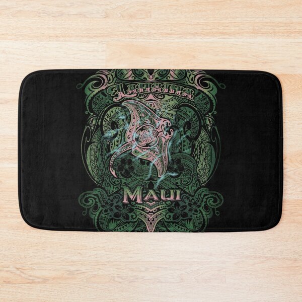 Item preview, Retro Lahaina Maui Tribal Manta Ray With Water Pattern Shirt Design 014 designed and sold by sunnthreads.