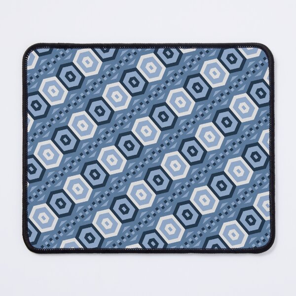 Item preview, Blue Multicolor Hexagon Ring Eyelets Egyptian Coherent Drafts designed and sold by Alchemy-A-La-G.
