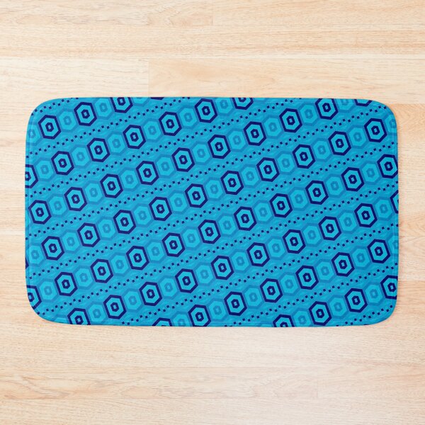 Item preview, Aqua Multicolor Hexagon Ring Eyelets Egyptian Coherent Drafts designed and sold by Alchemy-A-La-G.