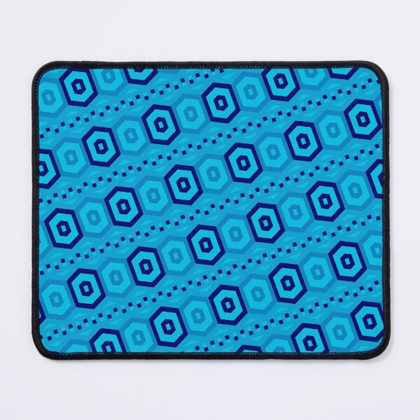 Item preview, Aqua Multicolor Hexagon Ring Eyelets Egyptian Coherent Drafts designed and sold by Alchemy-A-La-G.