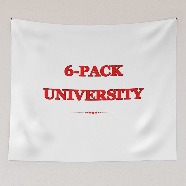 Item preview, 6-Pack University designed and sold by CanterburyLane.