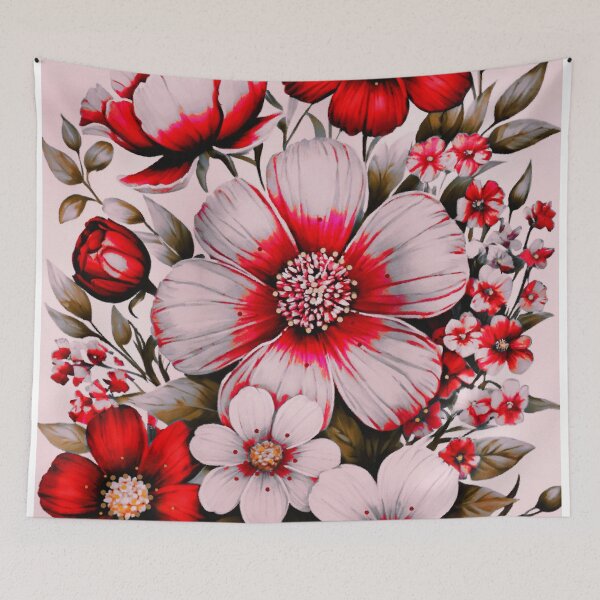 Item preview, Red Cosmos Dazzler designed and sold by Natalie Holland.