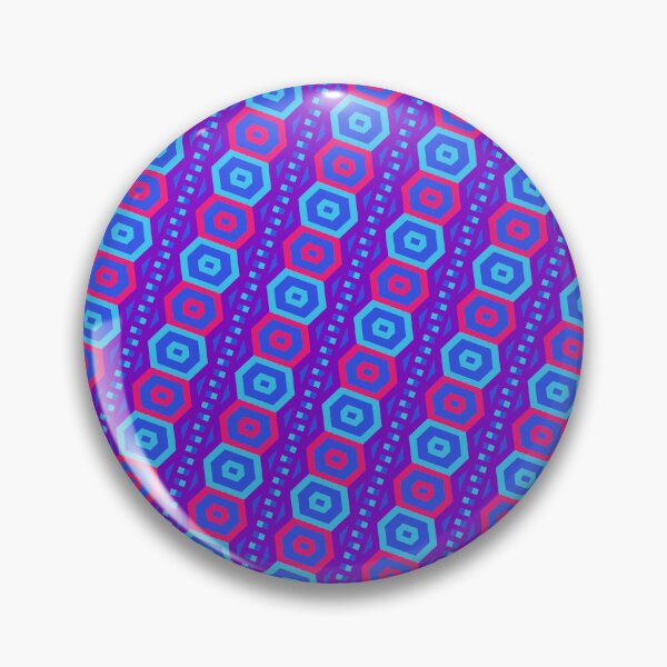 Item preview, Bright Multicolor Hexagon Ring Eyelets Egyptian Coherent Drafts designed and sold by Alchemy-A-La-G.