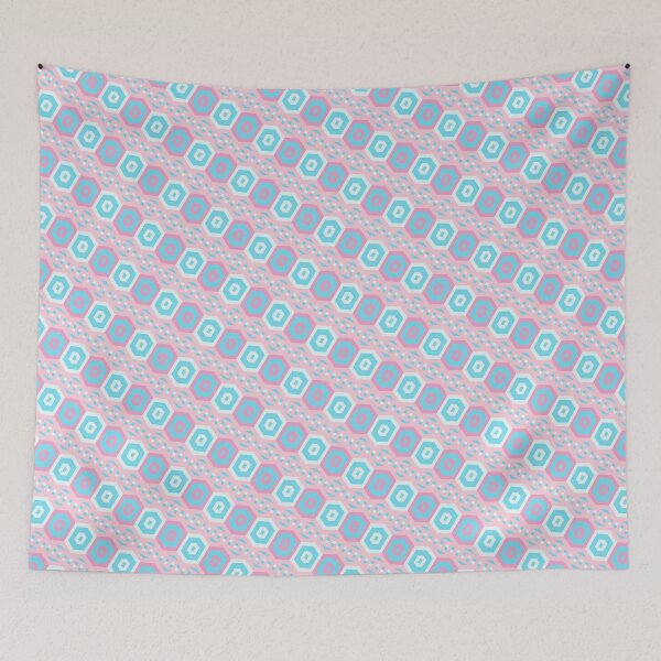 Item preview, Pastel Multicolor Hexagon Ring Eyelets Egyptian Coherent Drafts designed and sold by Alchemy-A-La-G.